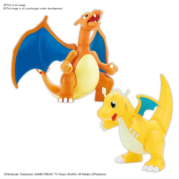 POKEMON - MODEL KIT - CHARIZARD & DRAGONITE