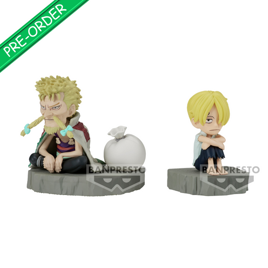 WORLD COLLECTABLE FIGURE LOG STORIES - SANJI & ZEFF (pre-order)