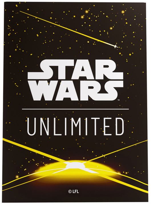 Gamegenic Star Wars Unlimited Art Sleeves - Card Back Yellow