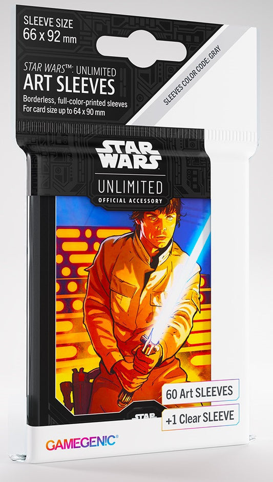 Gamegenic Star Wars Unlimited Art Sleeves - Luke Skywalker