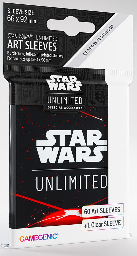 Gamegenic Star Wars Unlimited Art Sleeves - Space Red