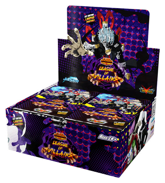 My Hero Academia Collectible Card Game Booster Display Wave 4 League of Villains 1st Edition