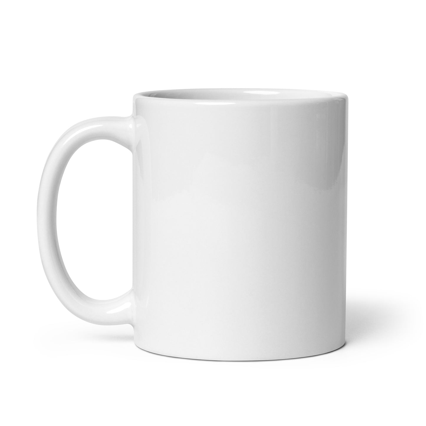 Gaming Grounds White glossy mug