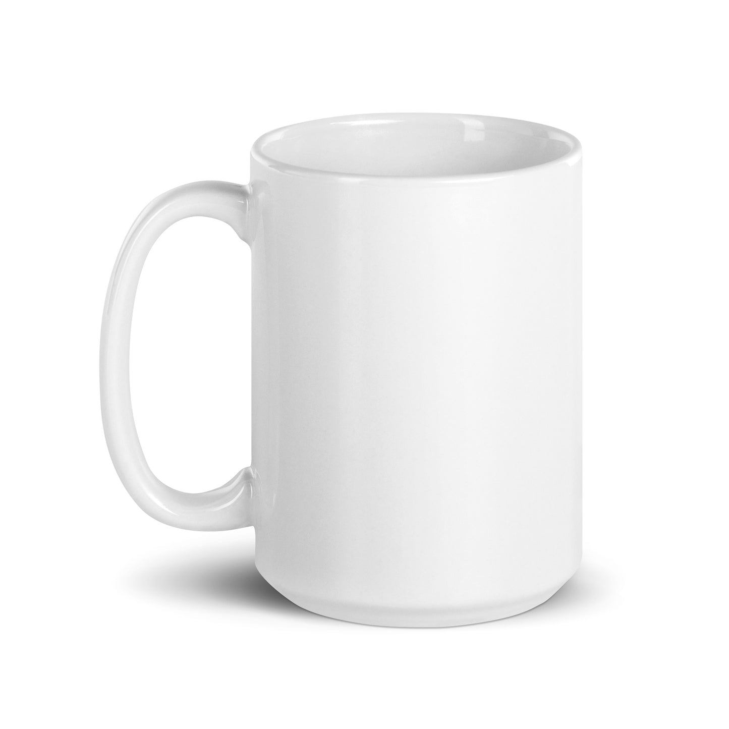 Gaming Grounds White glossy mug